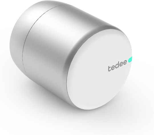 Tedee Electronic Lock in Silver Color with Bluetooth Connectivity