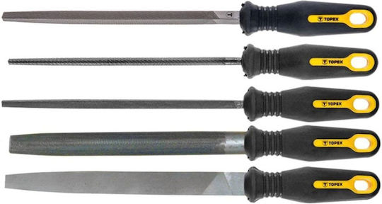 Topex 06A250 Set Limes cu Mâner 5buc
