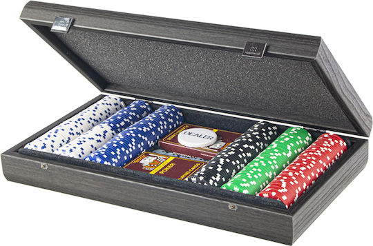 Manopoulos Σετ 300 Μάρκες Poker 11.5gr με 2 Τράπουλες