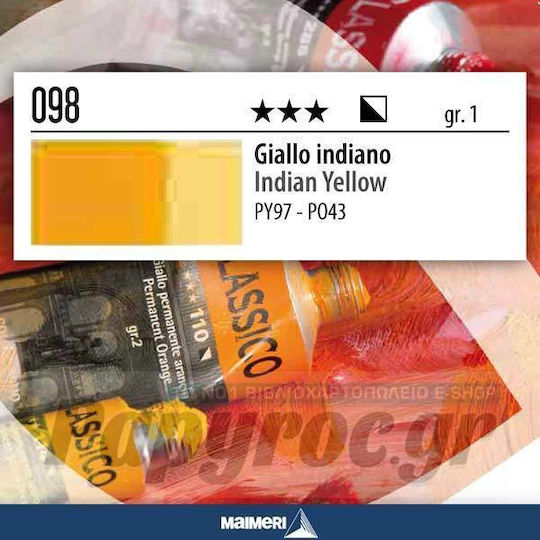 Maimeri Classico Λαδομπογιά 098 Indian Yellow 20ml
