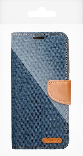 Blue Star Book Fabric Navy Blue (Redmi 12C)