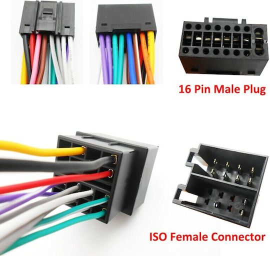 Car Audio ISO Plug Universal