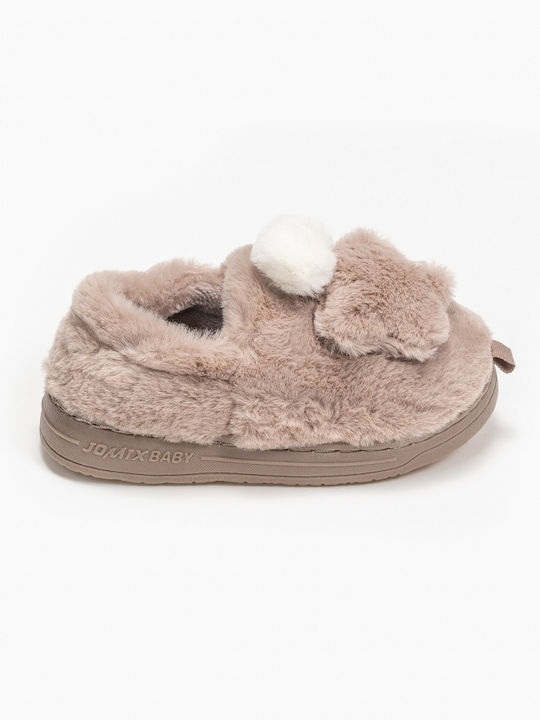 Issue Fashion Girls Slippers Beige