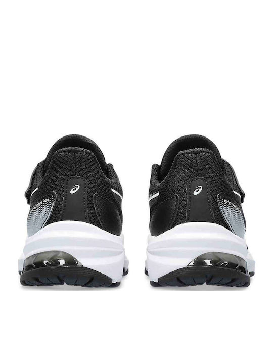GT-1000 12 PS Kids Sports Shoes Running with Hoop & Loop Closure Black