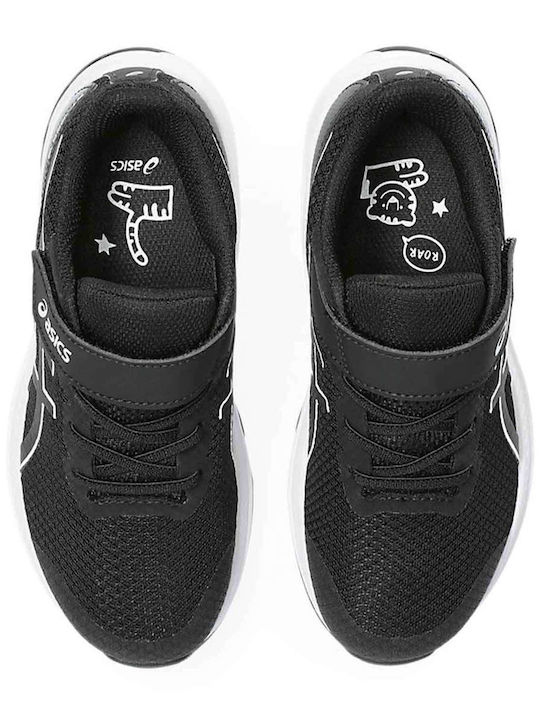 GT-1000 12 PS Kids Sports Shoes Running with Hoop & Loop Closure Black