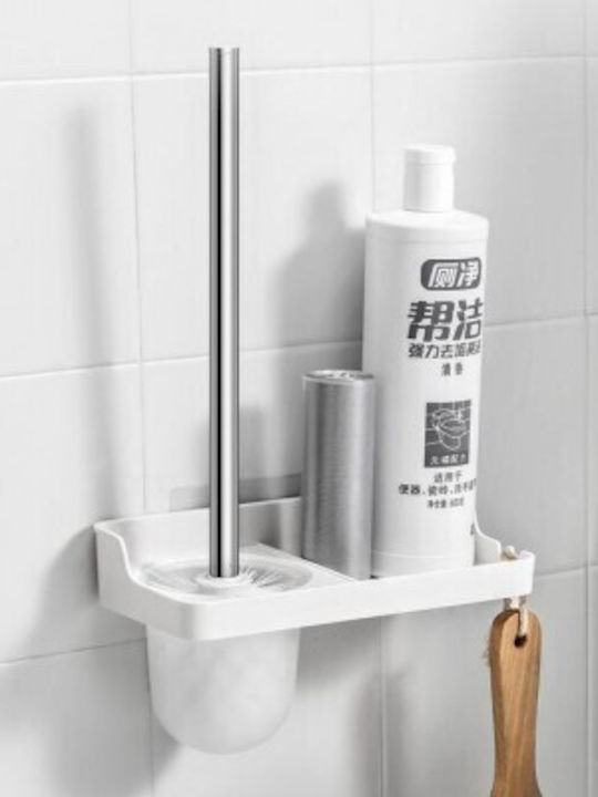 Tpster Plastic Toilet Brush White