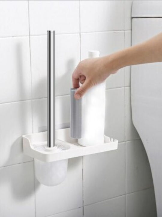 Tpster Plastic Toilet Brush White