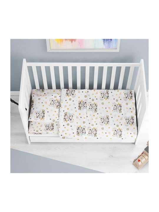 Dimcol Baby Cotton Pillowcase Gray 35x45cm