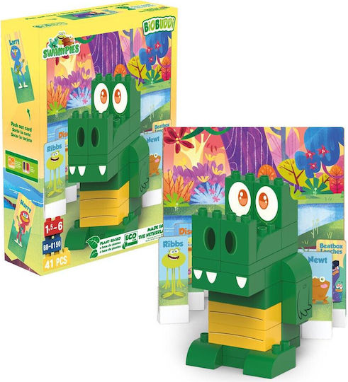 Biobuddi Блокчета Swampies - Gator за 1-6 години години 41бр