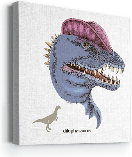 Walls Kids Wall Art Framed Dilo-Saurus 60x60cm