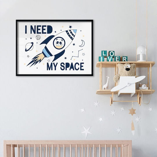 Walls Kids Framed Panda Rocket