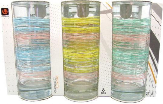Uniglass Classico Ποτήρι Νερού από Γυαλί 270ml
