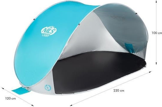 Nils NC3174 Pop Up 2 Persons Turquoise