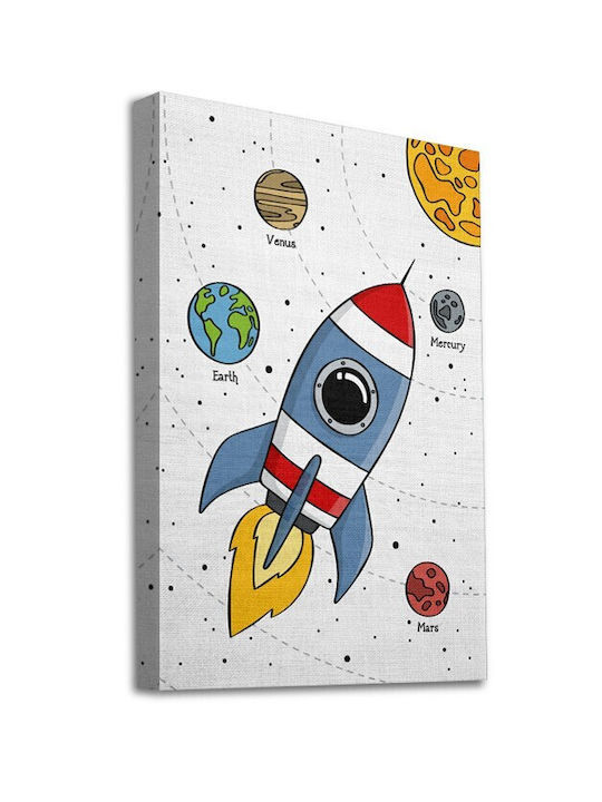 Walls Kids Wall Art Space Journey on Canvas 60x90cm