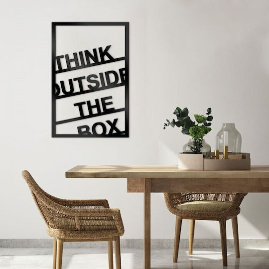 Walls 3D Силует Think Outside Box 40x40см