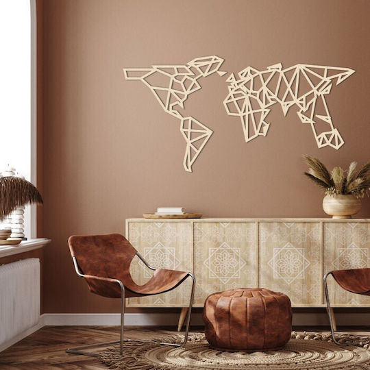 Walls Πολυρητίνης World Polygonal Map Walls Πολυρητίνης World Polygonal Map