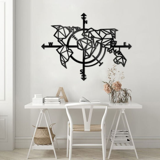 Walls World Map Compass Walls World Map Compass
