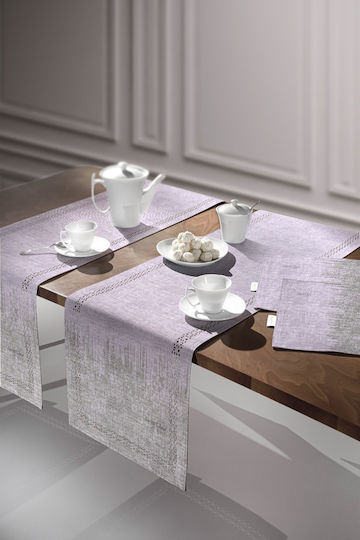 Saint Clair Runner 2040 Liliac-argintiu 40x160cm