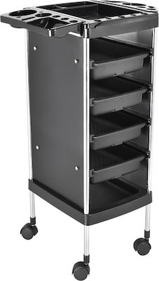 Hair Salon Maintenance Cart with 4 Drawers 39x25x88cm