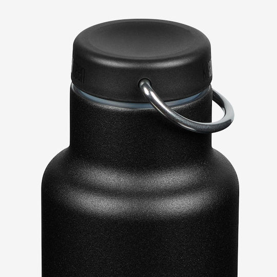 Klean Kanteen Classic Loop Μπουκάλι Θερμός Ανοξείδωτο BPA Free 590ml Ασημί με Καπάκι-Θηλιά (Loop)