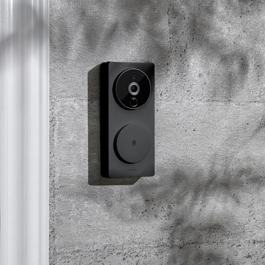 Aqara G4 Wireless Wi-Fi Door Bell Compatible with Alexa and Google Home Black