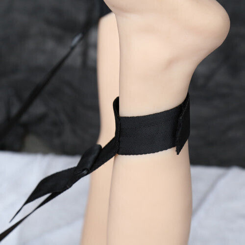 Naughty Toys Помощно Средство Регулируеми ремъци за врата на крака Black