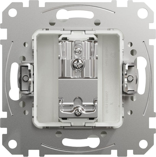 Schneider Electric Sedna Πρίζα Κεραίας Τηλεόρασης Διελεύσεως σε Λευκό χρώμα SDD111474