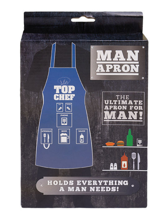Fizz Top Chef Șorț de Bucătărie Albastru 100028 1buc