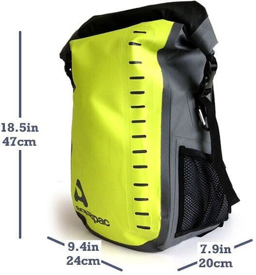 Aquapac Toccoa Trailproof Στεγανός Σάκος Πλάτης 28lt Κίτρινος