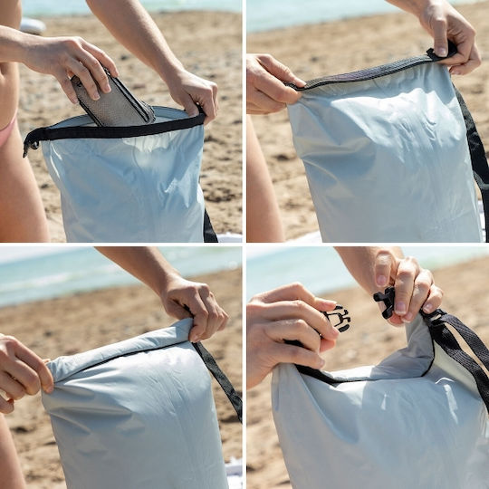 InnovaGoods Drysal Waterproof Bag Shoulder Bag Gray