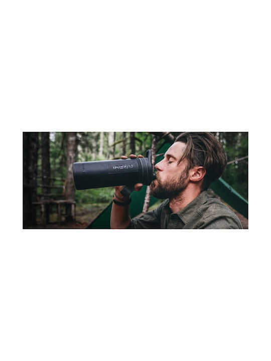 Wasserflasche Kunststoff mit Filter 710ml Schwarz