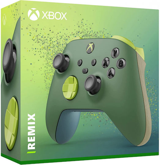 Microsoft Xbox Remix Special Edition Ασύρματο Gamepad Πράσινο