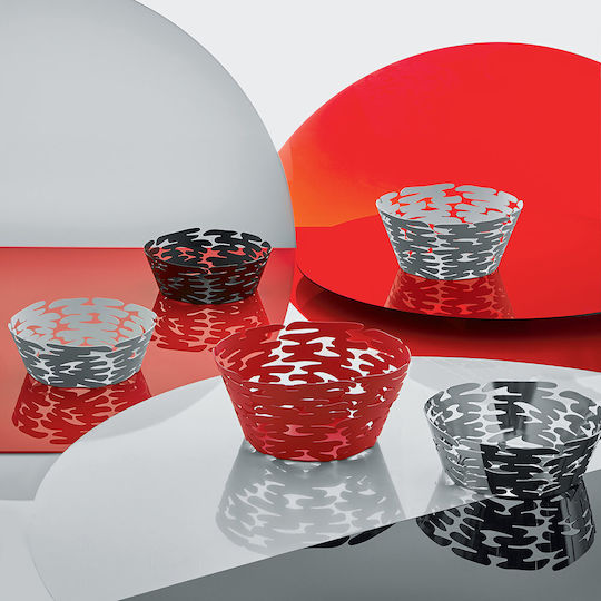 Alessi Fruit Bowl Inox Black 18x18x6.5cm