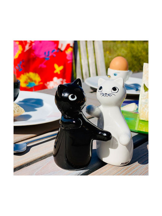 Pylones Hugcats Σετ Αλατοπίπερο από Πορσελάνη 2τμχ