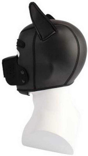 Chisa Novelties Doggy Hood BDSM Μάσκα σε Μαύρο Χρώμα