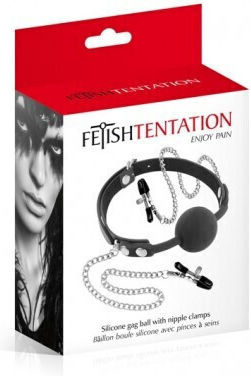 Fetish Tentation Намордник в Черен Цвят