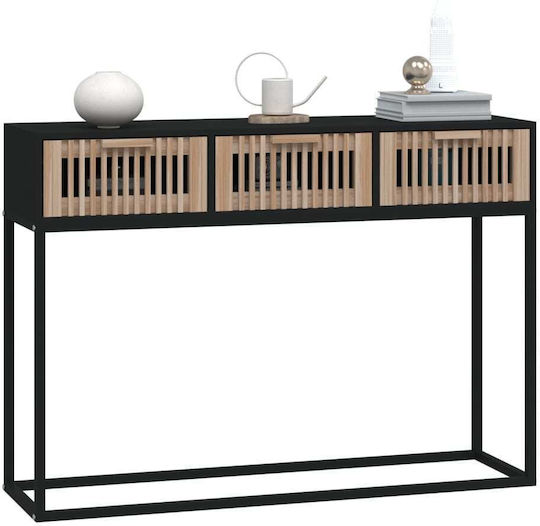 Конзолна маса от Дърво & Метал Д105xШ30xВ75cm