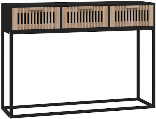 Console Table Wood & Metal L105xW30xH75cm Console Table Wood & Metal L105xW30xH75cm