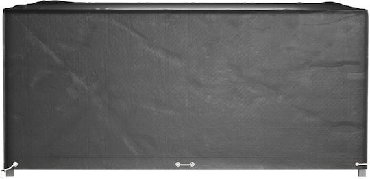vidaXL Waterproof Dining Table Cover Black 250x250x90cm