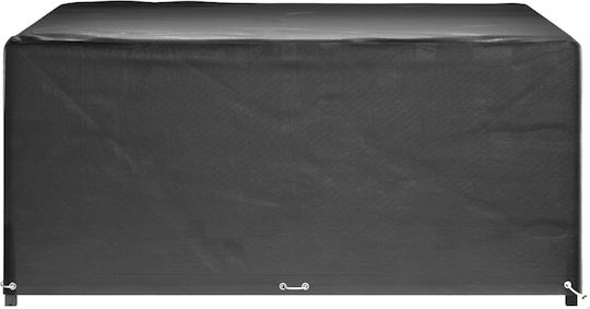 vidaXL Waterproof Dining Table Cover Black 250x250x90cm