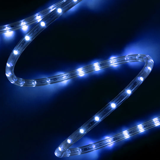 GloboStar Rezistent la apă Bandă LED 220V Albastru Lumină 1m