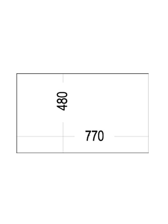 Teka Forsquare 72.40 TG Ένθετος Νεροχύτης από Συνθετικό Γρανίτη Μ72xΠ40cm Bright Cream