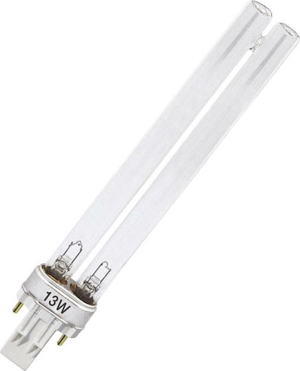 Oase UVC UV-Lampe für Aquariumbeleuchtung mit Weiß Licht 13W