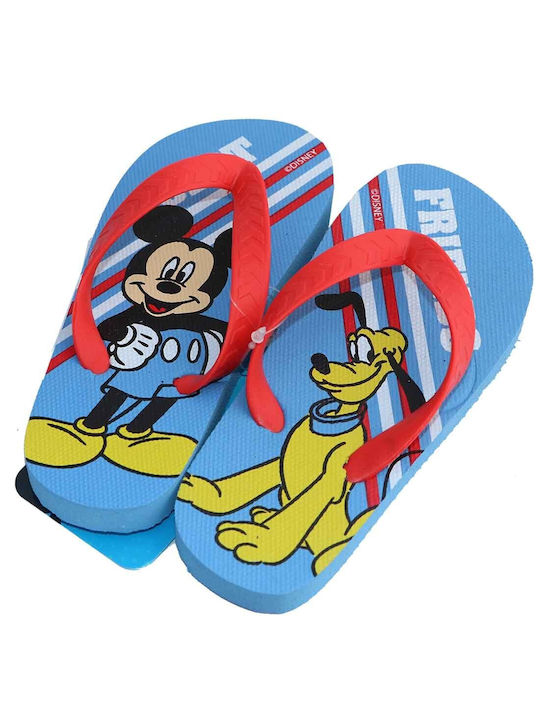 Disney Kinder Flip Flops Mickey Rote