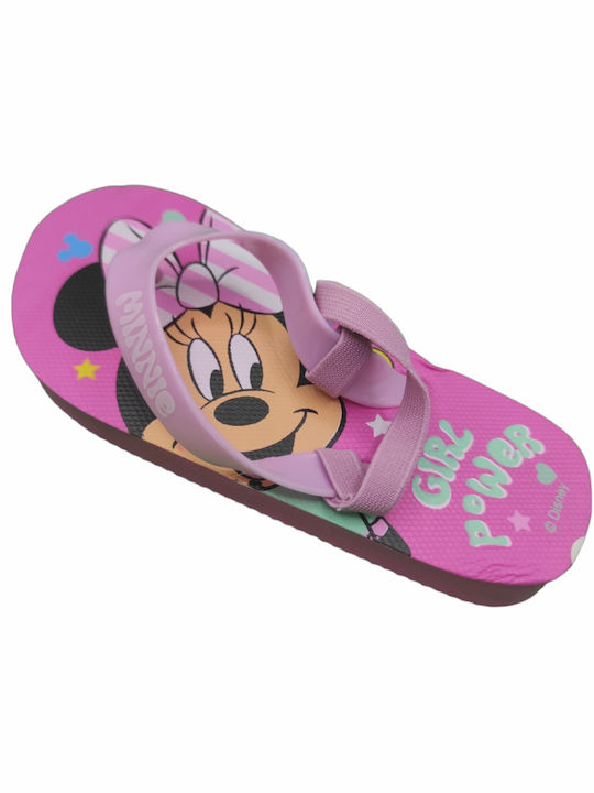 Disney Kinder Flip Flops Minnie Rosa