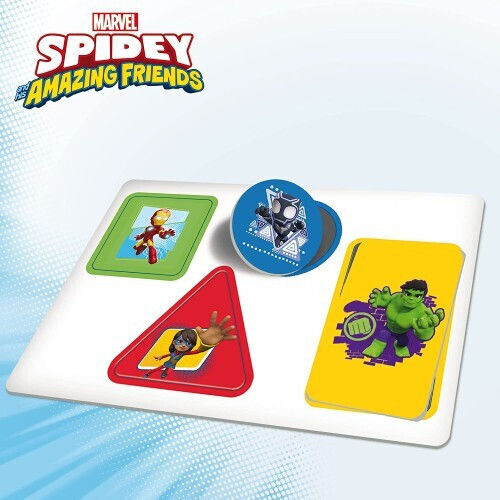 Spidey and His Amazing Friends Kids Table for Painting made of Plastic Multicolour Lisciani Giochi