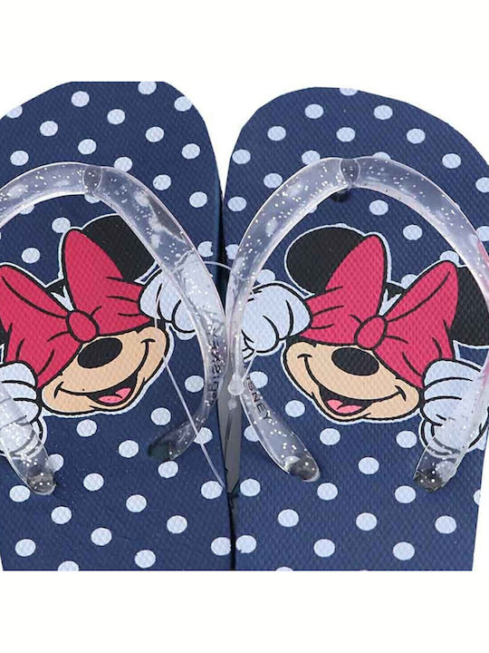 Kids' Flip Flops Minnie Navy Blue Minnie Mouse