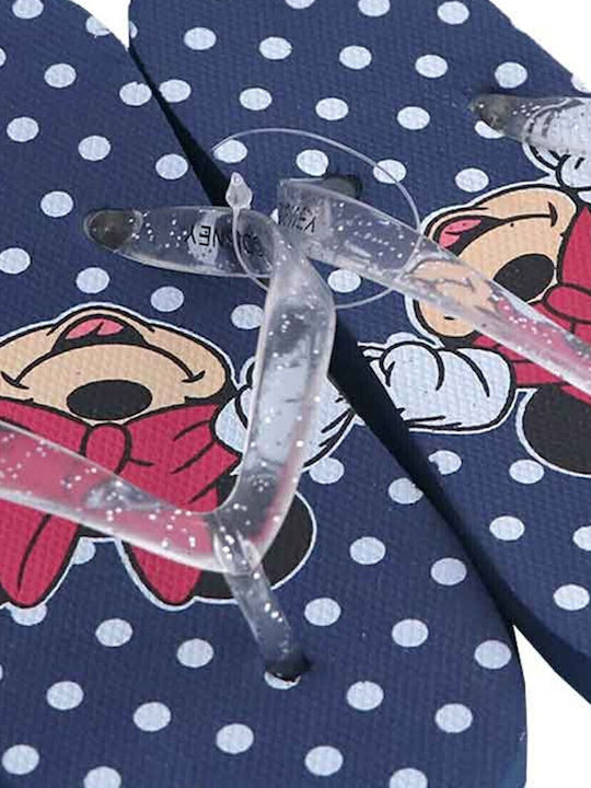 Kids' Flip Flops Minnie Navy Blue Minnie Mouse