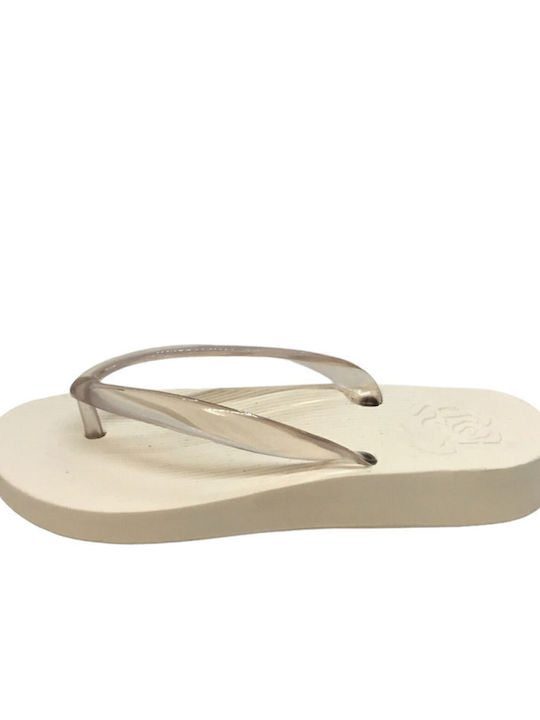 Șlapi pentru copii Flip Flops Albe