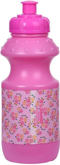 Sunce water bottle Kids Water Bottle Thermos Hello Kitty Plastic Pink 330ml